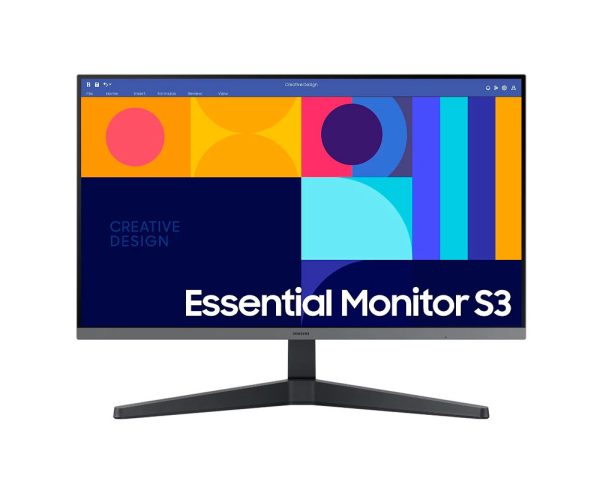 Monitor Samsung Essential S3 de 27" FHD IPS | 1 x HDMI 1.4 |1 x DP 1.2