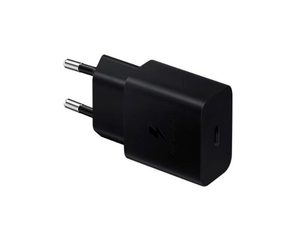 Cargador de pared Samsung 1 puerto tipo C 15W | Carga Rápida | Negro